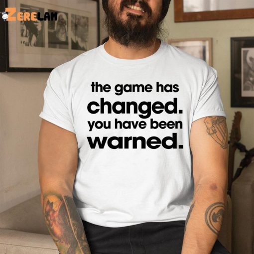 J. Cole The Game Has Changed You Have Been Warned Shirt