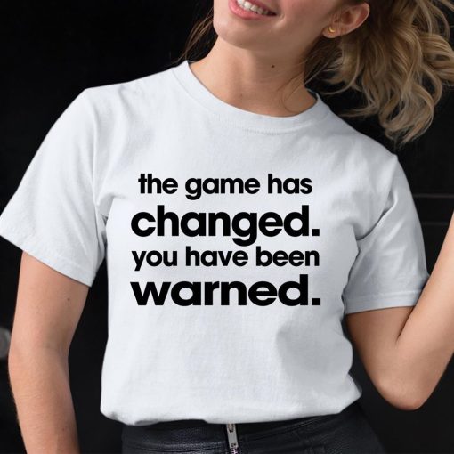 J. Cole The Game Has Changed You Have Been Warned Shirt