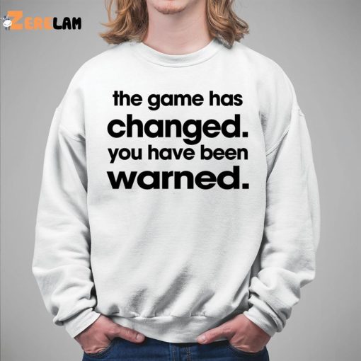 J. Cole The Game Has Changed You Have Been Warned Shirt