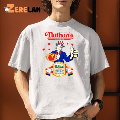 Joey Chestnut Nathan’s Famous Hot Dog Eating Contest Shirt