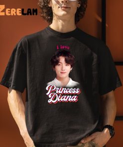 Jungkook Love Princess Diana Shirt