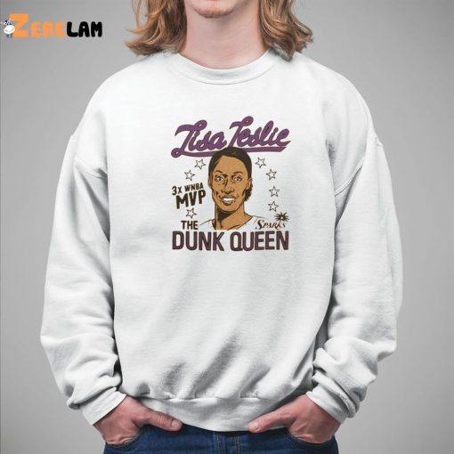 La Sparks Lisa Leslie Mvp The Dunk Queen Shirt