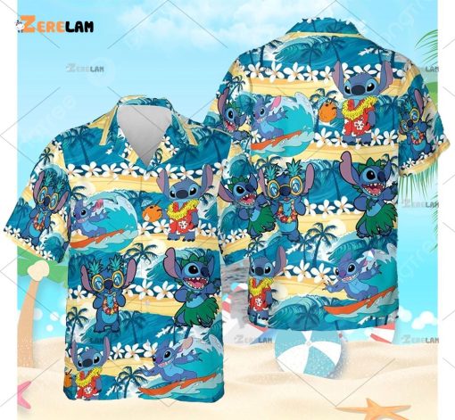 Lilo Stitch Beach Vacation Hawaiian Shirt