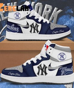 MLB New York Yankees Air Jordan 1 Shoes