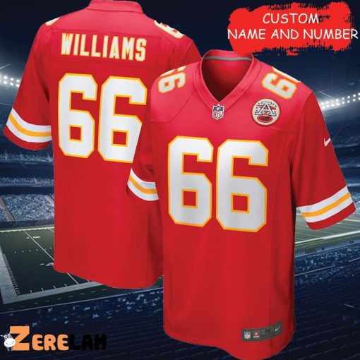 Men’s Brandon Williams Kansas City Chiefs Red Jersey