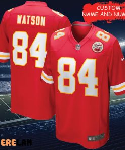 Men’s Justin Watson Kansas City Chiefs Red Jersey