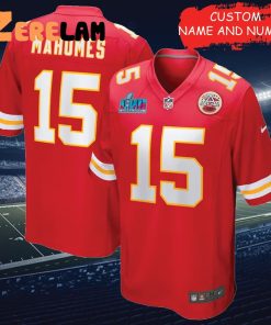 Men’s Kansas City Chiefs Patrick Mahomes Red Super Bowl LVII Jersey