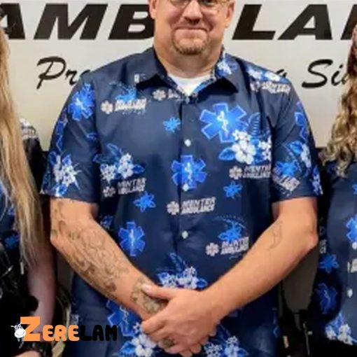 Menter Ambulance Staff Wear Hawaiian Shirt