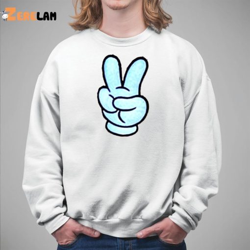 Mickey Peace Sign Sweatshirt