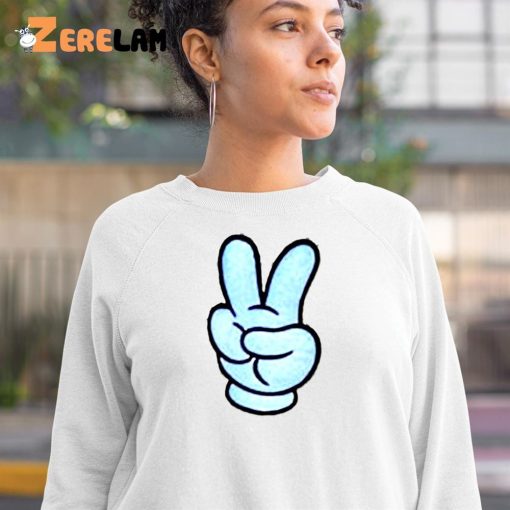 Mickey Peace Sign Sweatshirt