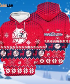 New York Yankees Sports Football American Ugly Christmas 3D Hoodie