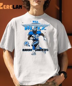 Nfl Blitz Lions Barry Sanders Shirt 1 1