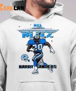 Nfl Blitz Lions Barry Sanders Shirt 6 1