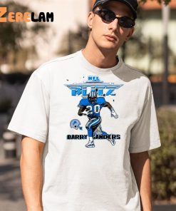 Nfl Blitz Lions Barry Sanders Shirt 8 1