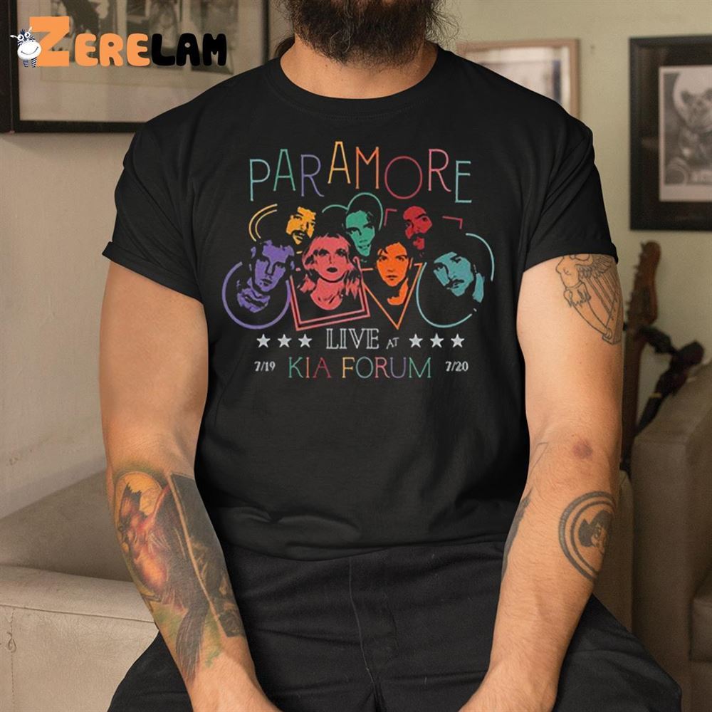 Paramore Live Kia Forum Shirt - Zerelam