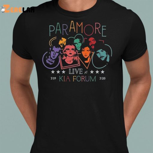 Paramore Live Kia Forum Shirt