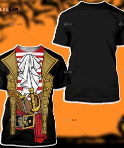 Pirate Costume Men 3D Shirt