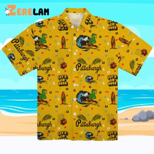 Pittsburgh Pirates Hawaiian Night Shirt, Giveaway Pirates Hawaiian Shirt