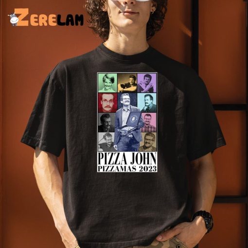 Pizza John Pizzamas 2023 The Eras Tour Shirt