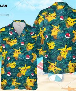 Pokemon Anime Hawaiian Shirt For Men