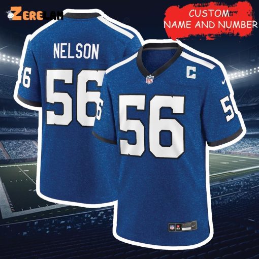 Quenton Nelson Indianapolis Colts Blue Indiana Nights Alternate Jersey