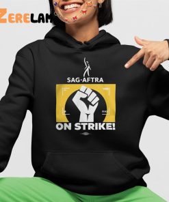 Raised Fist Sag Aftra On Strike New Shirt 4 1