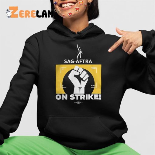 Raised Fist Sag Aftra On Strike Shirt