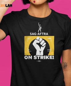 Raised Fist Sag Aftra On Strike New Shirt 9 1