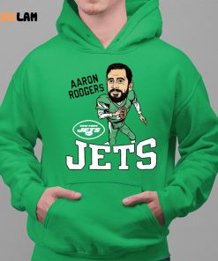 Sal Licata Aaron Rodgers Jets Shirt 2 green