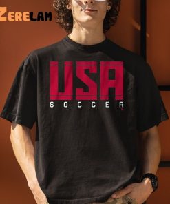 Usa Soccer Text Shirt 1 1