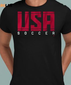 Usa Soccer Text Shirt 8 1