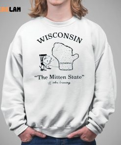 Wisconsin The Mitten State Off Color Brewing Shirt 5 1