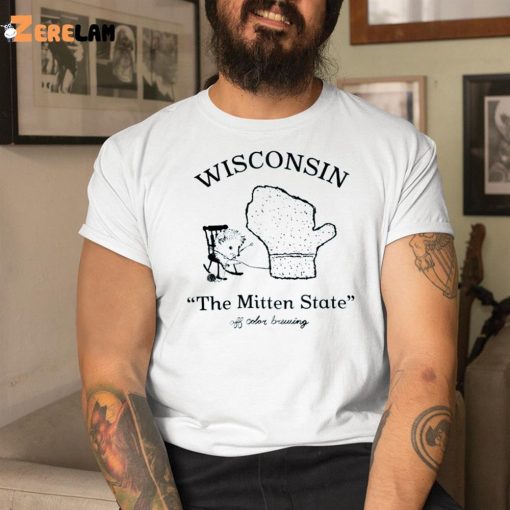 Wisconsin The Mitten State Off Color Brewing Shirt