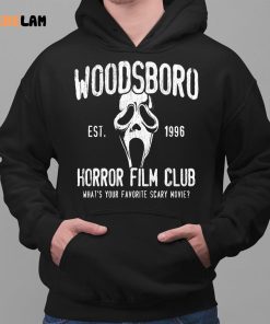 Woodsboro Horror Film Club Whats Your Favorite Scary Movie Shirt 2 1