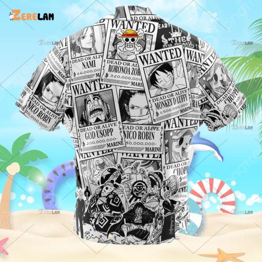 Aloha Strawhat One Piece Button Up Hawaiian Shirt