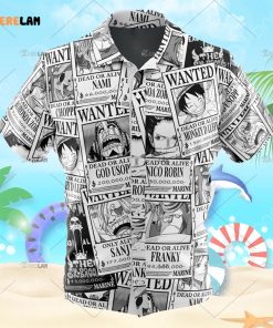 Aloha Strawhat One Piece Button Up Hawaiian Shirt 2