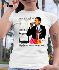 Barack Obama From The City Of Flint Michigan Shirt 6 1