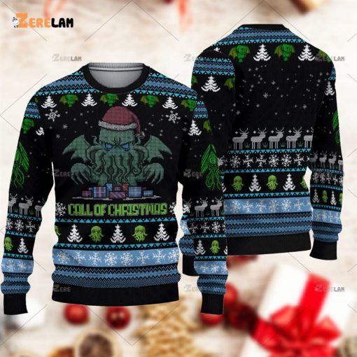 Call Of Cthulhu Ugly Christmas Sweater