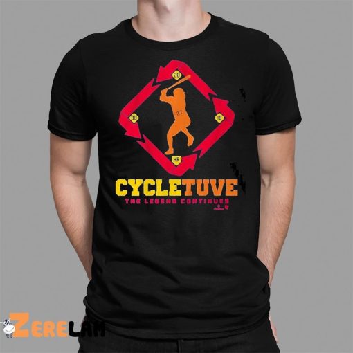 Cycletuve The Legend Continutes shirt