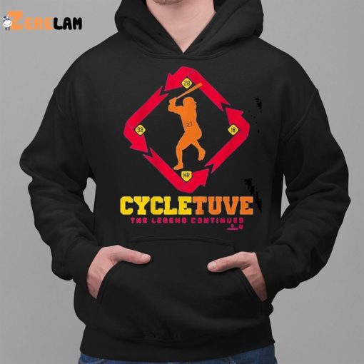 Cycletuve The Legend Continutes shirt