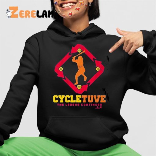 Cycletuve The Legend Continutes shirt