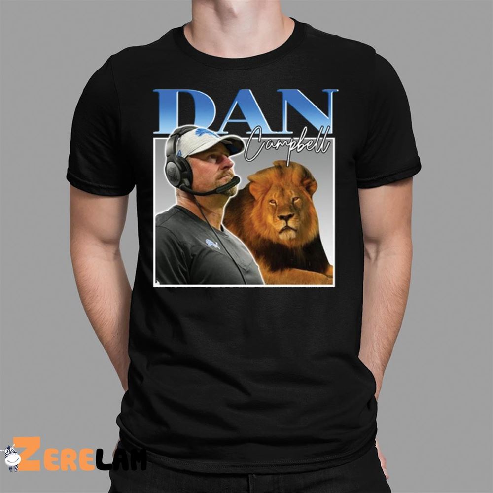 Dan Campbell Detroit Lions Vintage T-Shirt, hoodie, sweater, long sleeve  and tank top