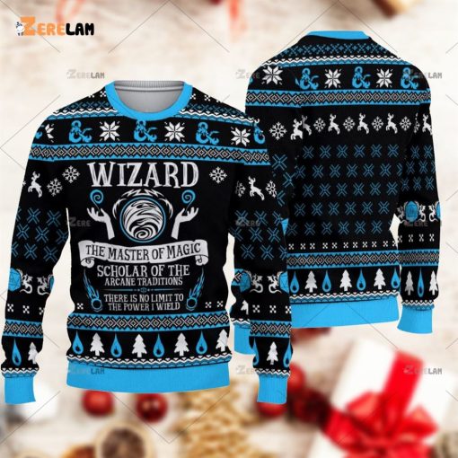 Dnd Classes Wizard Ugly Sweater