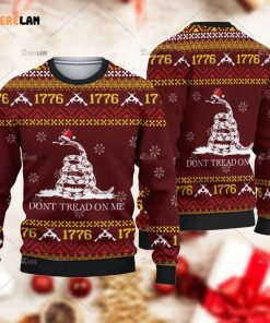 Dont Tread On Me Christmas Ugly Sweater