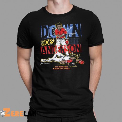 Down Goes Anderson Shirt Boxing