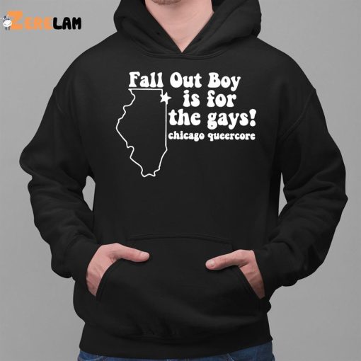 Fall Out Boy Is For Bisexuals Chicago Queercore Shirt
