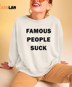Famous People Suck Shirt Travis Barker 3 1
