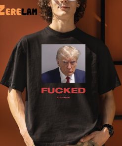 Fucked 4hunnid Trump Mugshot Shirt 5 1