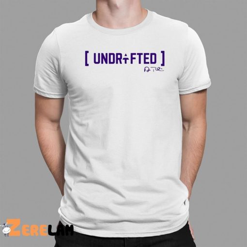 Hockenson Wearing Undrafted Shirt