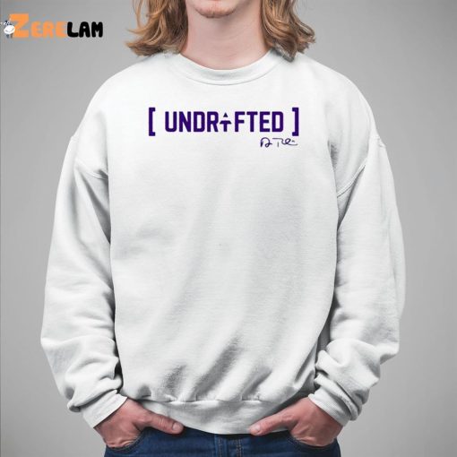 Hockenson Wearing Undrafted Shirt